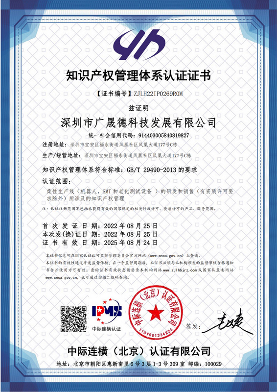 民彩网知识产权管理体系认证